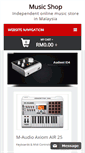 Mobile Screenshot of musicshop.com.my