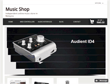Tablet Screenshot of musicshop.com.my